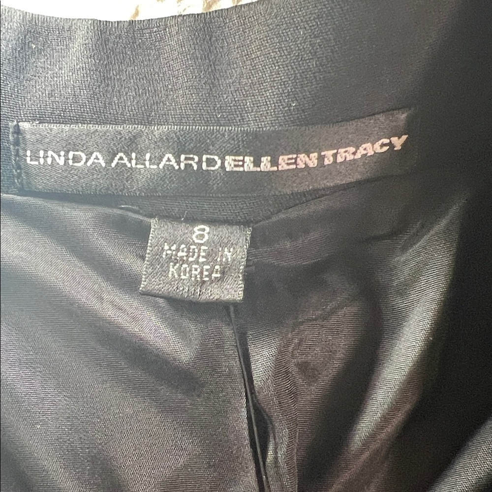 Linda Allard Ellen Tracy casual Black Women's Blazer size 8 - Picture 2 of 10
